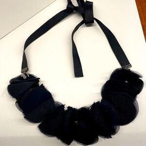 Silk and lace soft necklace